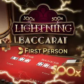 First Person Lightning Baccarat