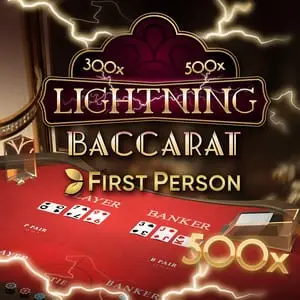 First Person Lightning Baccarat